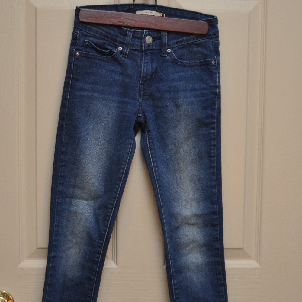 711 Skinny Blue Wash